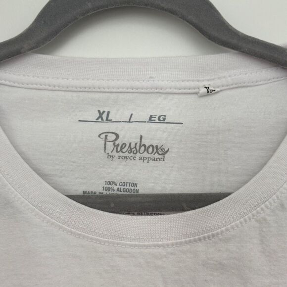 Pressbox White and Red Nebraska Huskers Tee - Picture 2 of 3